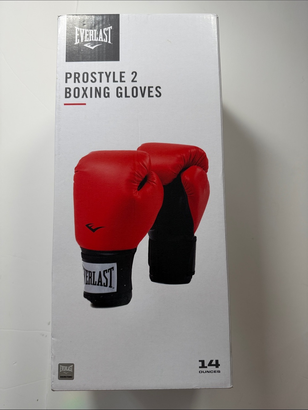Everlast Red and Black ProStyle 2 Boxing Gloves 14 oz
